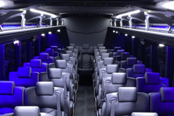 San Angelo Charter Bus Interior