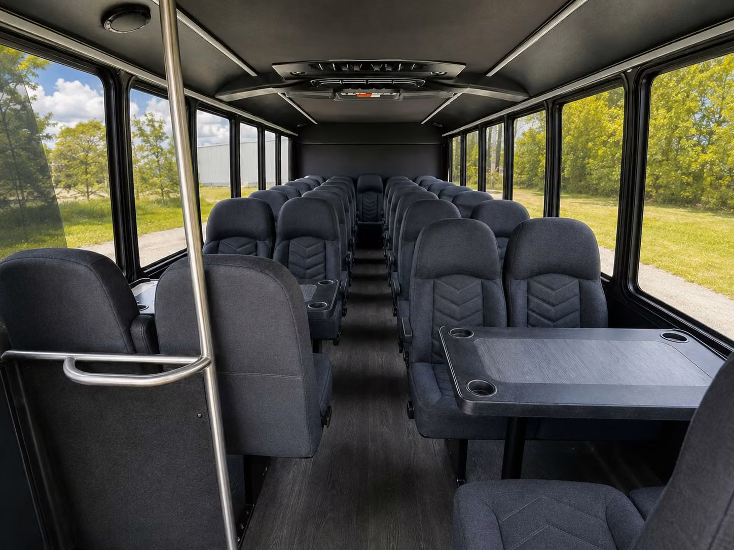 15 passenger minibus inside