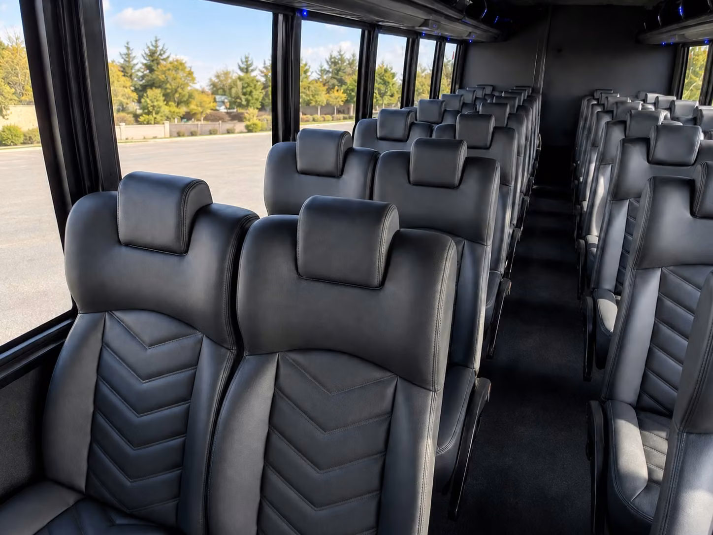 18 passenger minibus inside