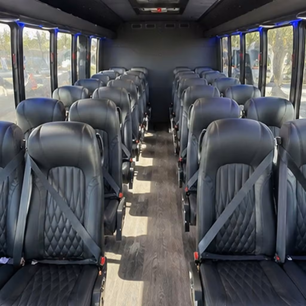 25 passenger minibus inside