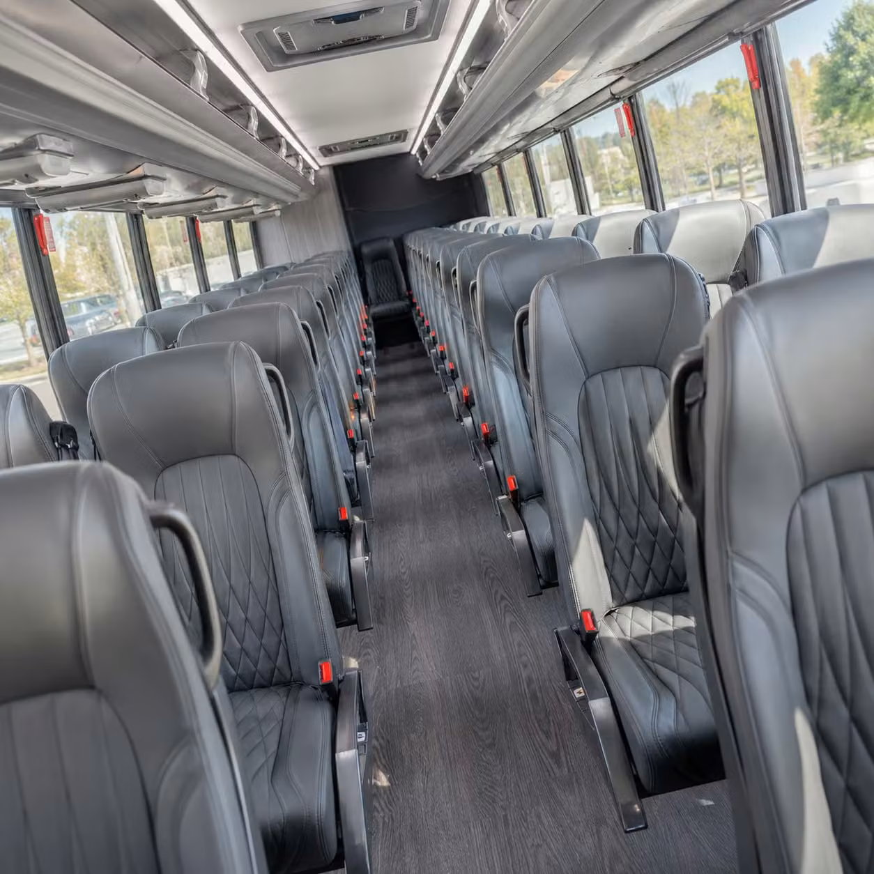 25 passenger minibus interior