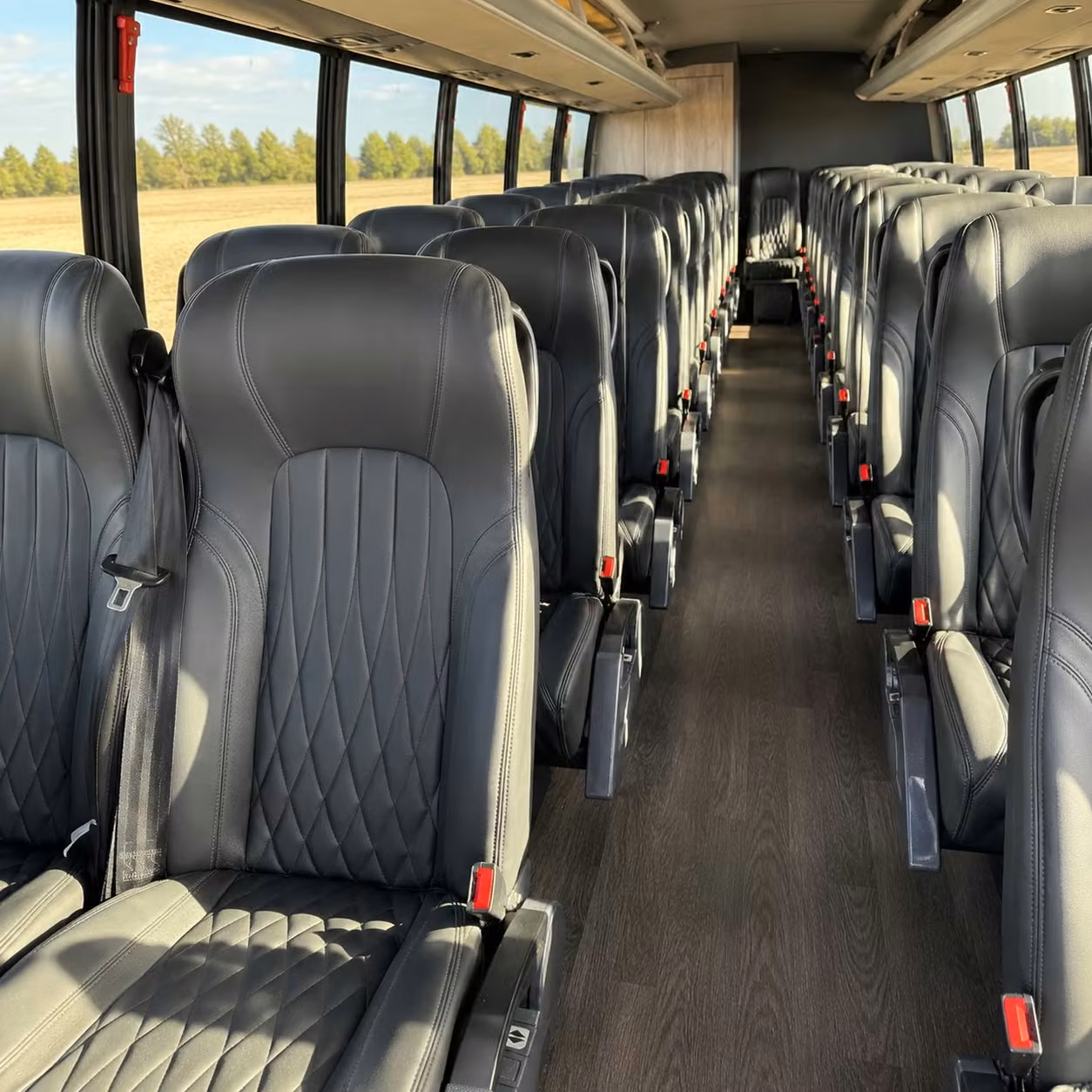 28 passenger minibus interior