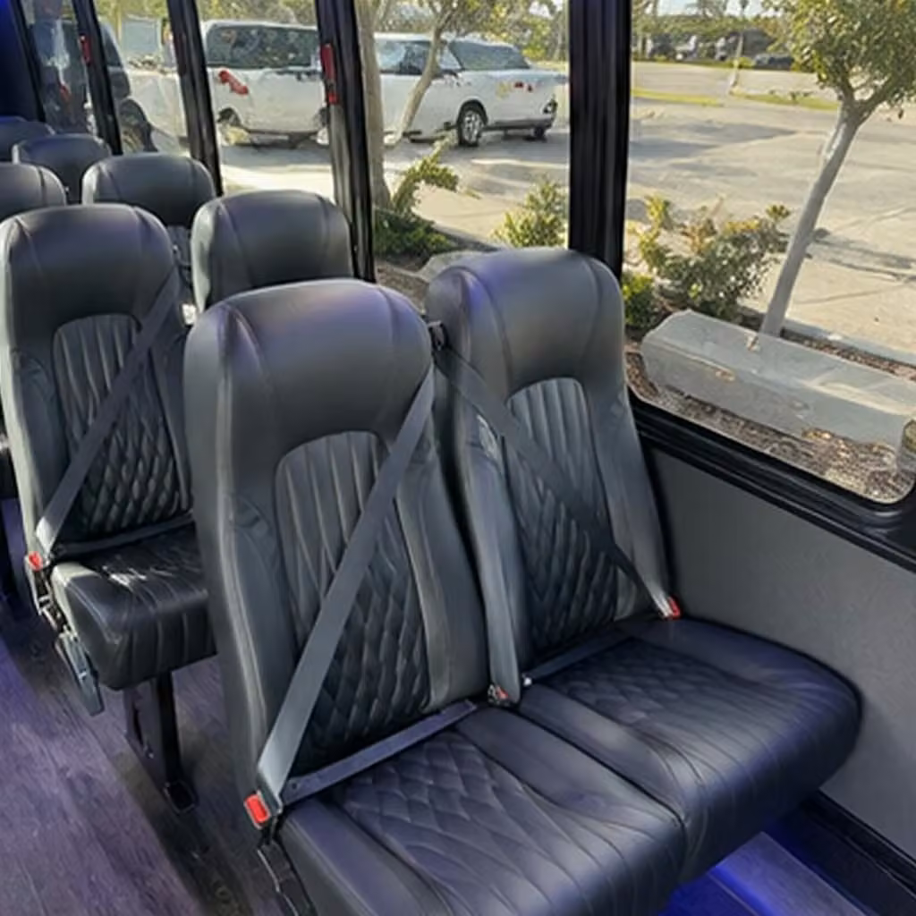 30 passenger minibus inside