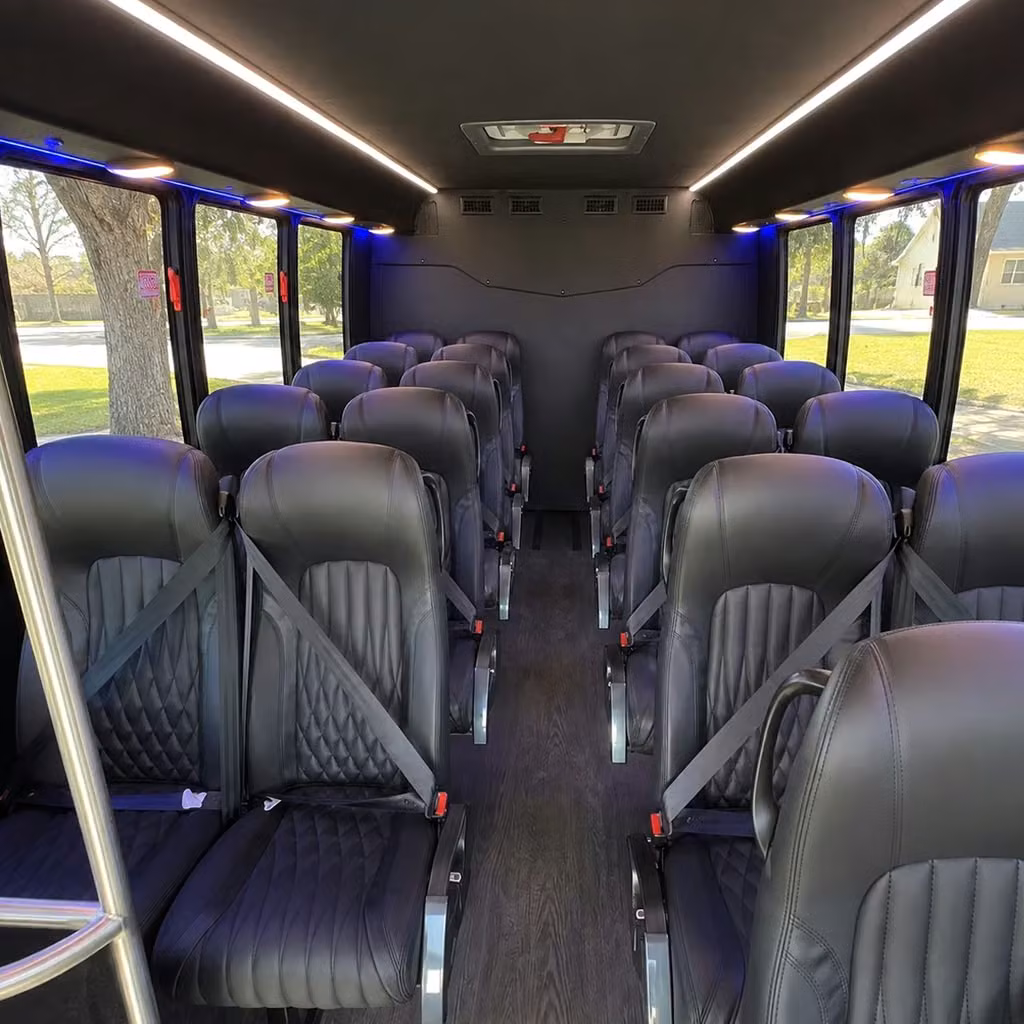 35 passenger minibus interior