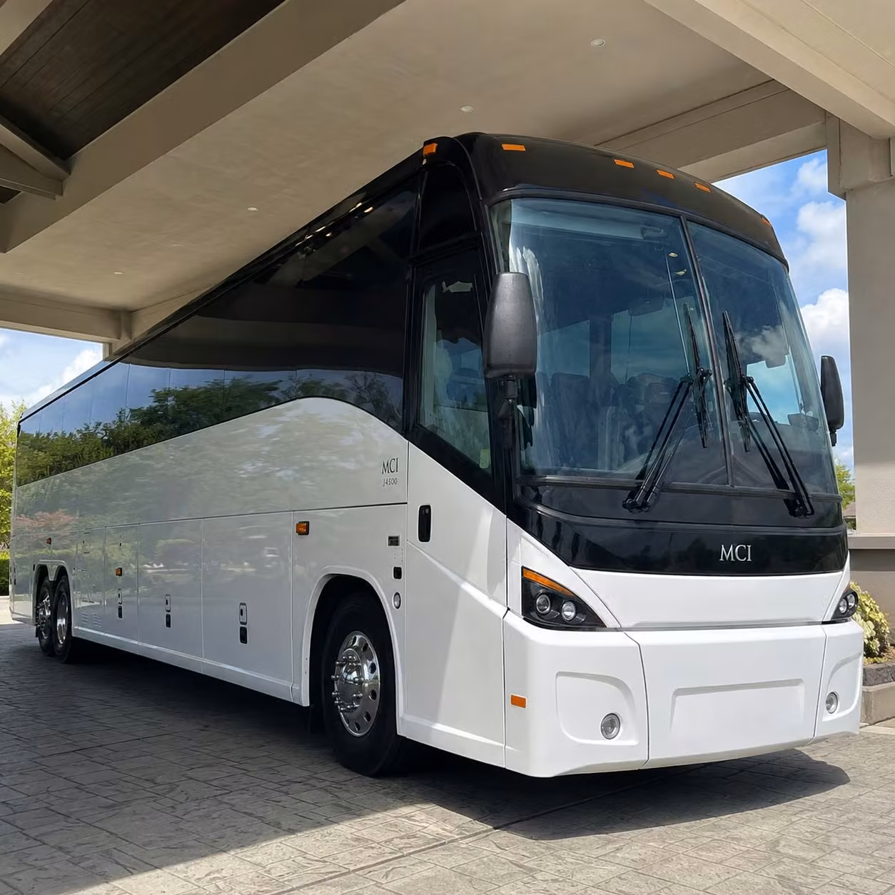 56 passenger charter bus